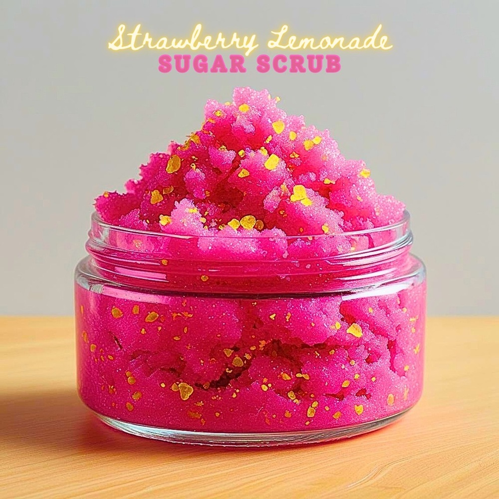 Strawberry Lemonade Sugar Scrub